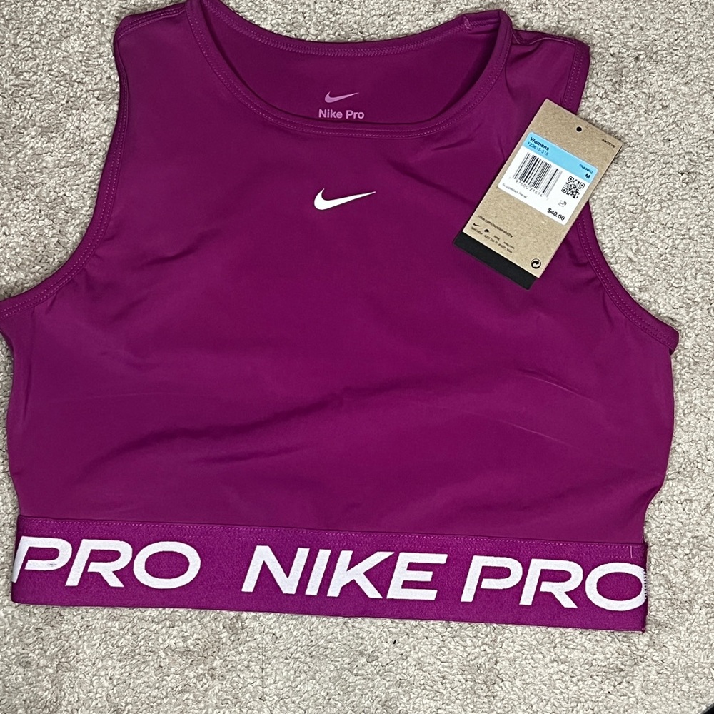 Nike Pro Magenta Sports Bra